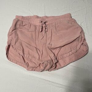 Women's Pink Love Tree Casual Shorts